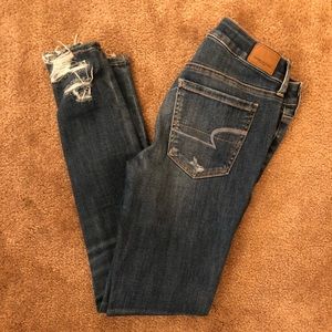AEO super skinny stretch jean jeggings